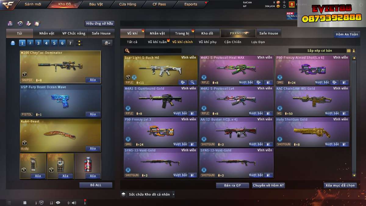 shop acc cf uy tin gia re